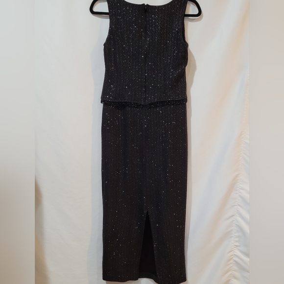 Social Circles Vintage Sparkling Evening Dress - Size 6P - Picture 4 of 11